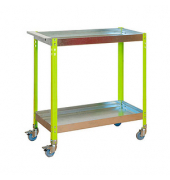 Pflanztisch SIMONGARDEN silber, grün 90,0 x 40,0 x 103,0 cm