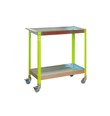 Pflanztisch SIMONGARDEN silber, grün 90,0 x 40,0 x 103,0 cm