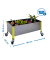 Hochbeet SIMONGARDEN URBAN Metall grün, silber rechteckig 90,0 x 48,5 cm