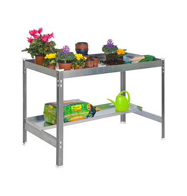 Pflanztisch SIMONGARDEN silber 150,0 x 60,0 x 84,0 cm