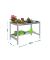 Pflanztisch SIMONGARDEN silber 90,0 x 60,0 x 84,0 cm