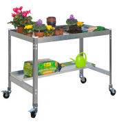 Pflanztisch SIMONGARDEN silber 90,0 x 60,0 x 87,5 cm