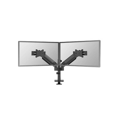 Monitor-Halterung DS65S-950BL2 schwarz für 2 Monitore, Tischklemme, Tischbohrung
