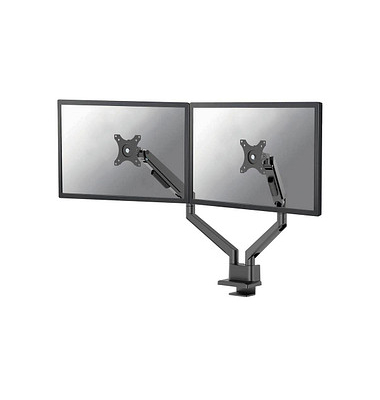 Monitor-Halterung DS70-250BL2 schwarz für 2 Monitore, Tischklemme, Tischbohrung