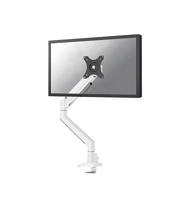 Monitor-Halterung DS70-250WH1 weiß für 1 Monitor, Tischklemme, Tischbohrung