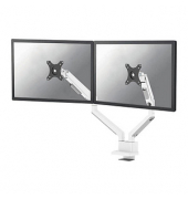 Monitor-Halterung DS70-250WH2 weiß für 2 Monitore, Tischklemme, Tischbohrung