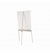 Flipchart Classic, RD-610V19, 70x101cm, wei&szlig;, ohne Rollen, mit 2 Seitenarmen