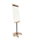 Flipchart Natural Mobil, NAT0616, 67x105cm (BxH), eiche/wei&szlig;, mit Rollen, mit 2 Seitenarmen