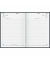 Buchkalender 7021813905, Chefplaner, schwarz, 1 Tag / 1 Seite, 14,5x20,6cm, 2025