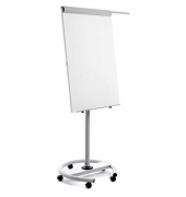 Flipchart Transformer, RD-618, 68x104cm (BxH), grau, mit Rollen, mit 2 Seitenarmen