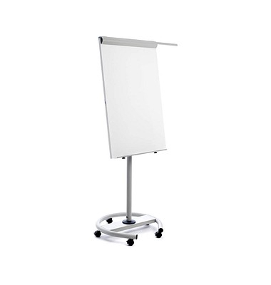 Flipchart Transformer, RD-618, 68x104cm (BxH), grau, mit Rollen, mit 2 Seitenarmen
