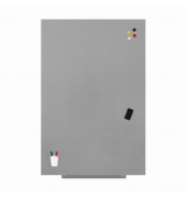 Whiteboard Skin Pro, 6521PRO-9006, 150x100cm (BxH), kunststoffbeschichtet, rahmenlos