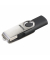USB-Stick Rotate 00108071, schwarz/silber, USB 2.0, 128 GB