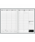 Buchkalender 1078160905, Modell 781, schwarz, 1 Woche / 2 Seiten, 21x29,7cm (A4), 2025