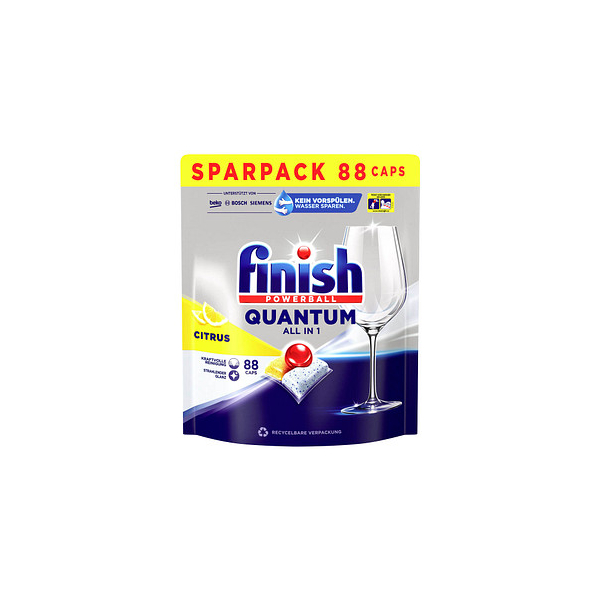 Reckitt Benckiser FINISH Spülmaschinentabs Quantum All in 1 Citrus 