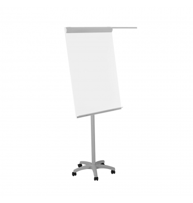Flipchart Economy, RD-616K, 68x104cm (BxH), wei&szlig;, mit Rollen, mit 2 Seitenarmen