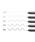 COPIC Multiliner Fineliner schwarz 0,05 + 0,1 + 0,3 + 0,5 + 0,8 mm