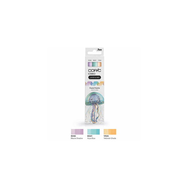 4013695266725 - COPIC Ciao Pastel Palette Layoutmarker-Set farbsortiert 10 + 60 mm 4013695266725 COPIC 3 Stück 4013695266725 - COPIC Ciao Pastel Palette Layoutmarker-Set farbsortiert 10 + 60 mm 4013695266725 COPIC 3 Stück