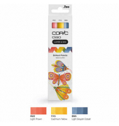 COPIC Ciao Brilliant Palette Layoutmarker-Set farbsortiert 1,0 + 6,0 mm