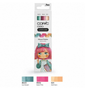 COPIC Ciao Vibrant Palette Layoutmarker-Set farbsortiert 1,0 + 6,0 mm