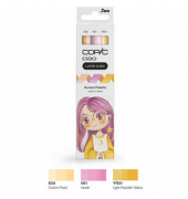 COPIC Ciao Sunset Palette Layoutmarker-Set farbsortiert 1,0 + 6,0 mm