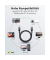 DisplayPort 1.4 Kabel 1,0 m grau, schwarz