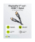 DisplayPort 1.2HDMI 2.0 Kabel 1,0 m grau, schwarz