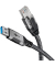 USB A 3.0RJ45 CAT 6 Kabel 5,0 m grau, schwarz