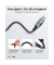USB A 3.0RJ45 CAT 6 Kabel 5,0 m grau, schwarz
