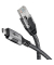 USB C 3.1RJ45 CAT 6 Kabel 2,0 m grau, schwarz