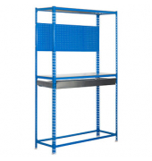 Werkbank-Set SIMONRACING blau 1 Schublade 120,0 x 40,0 x 200,0 cm