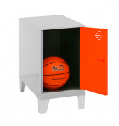 Spind SIMONLOCKER DISM grau, orange 8425437119842, 1 Schließfach 30,0 x 50,0 x 57,5 cm