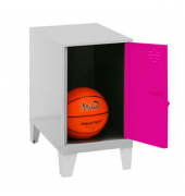 Spind SIMONLOCKER DISM grau, pink 8425437119859, 1 Schließfach 30,0 x 50,0 x 57,5 cm