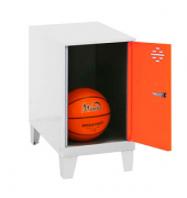 Spind SIMONLOCKER DISM weiß, orange 8425437119989, 1 Schließfach 30,0 x 50,0 x 57,5 cm