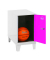 Spind SIMONLOCKER DISM weiß, pink 8425437119996, 1 Schließfach 30,0 x 50,0 x 57,5 cm