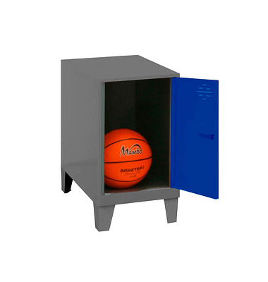Spind SIMONLOCKER DISM anthrazit, blau 8425437121203, 1 Schließfach 40,0 x 50,0 x 57,5 cm
