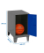 Spind SIMONLOCKER DISM anthrazit, blau 8425437121203, 1 Schließfach 40,0 x 50,0 x 57,5 cm