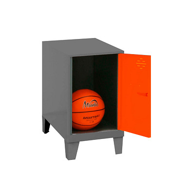 Spind SIMONLOCKER DISM anthrazit, orange 8425437121227, 1 Schließfach 40,0 x 50,0 x 57,5 cm