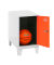 Spind SIMONLOCKER DISM weiß, orange 8425437121302, 1 Schließfach 40,0 x 50,0 x 57,5 cm