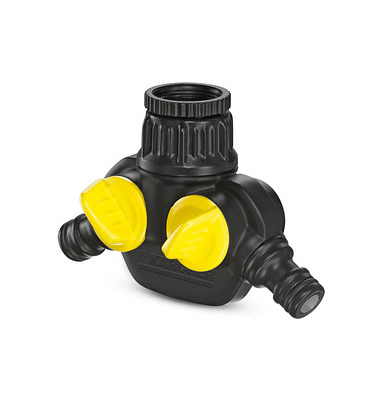 Wasserverteiler für Gartenschlauch 2-Wege