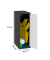 Spind SIMONLOCKER DISM SINGLE anthrazit, weiß 8425437108563, 1 Schließfach 30,0 x 50,0 x 91,5 cm