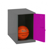 Spind SIMONLOCKER DISM anthrazit, pink 8425437116544, 1 Schließfach 30,0 x 50,0 x 47,5 cm