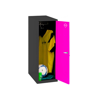 Spind SIMONLOCKER DISM anthrazit, pink 8425437116582, 1 Schließfach 30,0 x 50,0 x 91,5 cm