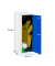 Spind SIMONLOCKER DISM SINGLE weiß, blau 8425437116605, 1 Schließfach 30,0 x 50,0 x 91,5 cm