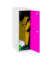 Spind SIMONLOCKER DISM SINGLE weiß, pink 8425437116636, 1 Schließfach 30,0 x 50,0 x 91,5 cm