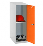 Spind SIMONLOCKER DISM grau, orange 8425437116704, 1 Schließfach 30,0 x 50,0 x 91,5 cm
