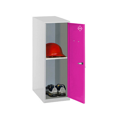 Spind SIMONLOCKER DISM grau, pink 8425437116711, 1 Schließfach 30,0 x 50,0 x 91,5 cm
