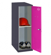 Spind SIMONLOCKER DISM SINGLE anthrazit, pink 8425437116773, 1 Schließfach 30,0 x 50,0 x 91,5 cm