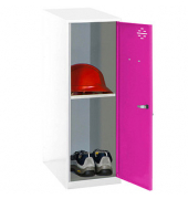 Spind SIMONLOCKER DISM weiß, pink 8425437116841, 1 Schließfach 30,0 x 50,0 x 91,5 cm