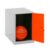 Spind SIMONLOCKER DISM grau, orange 8425437117565, 1 Schließfach 40,0 x 50,0 x 47,5 cm